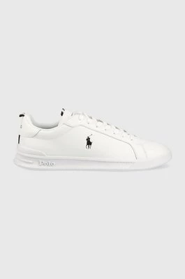 Polo Ralph Lauren sneakersy skórzane Hrt Ct II kolor biały 809860883006