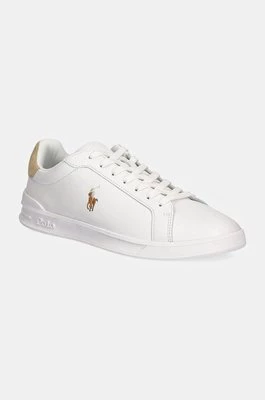 Polo Ralph Lauren sneakersy skórzane Hrt Ct II kolor biały 809940762001