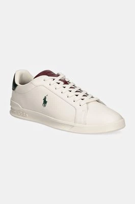 Polo Ralph Lauren sneakersy skórzane Hrt Ct II kolor biały 809949791001