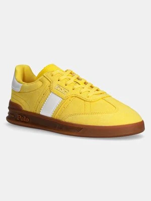 Polo Ralph Lauren sneakersy skórzane Htr Aera kolor żółty 804956688