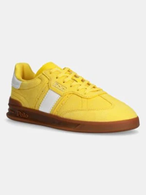 Polo Ralph Lauren sneakersy skórzane HTR Aera kolor żółty 804956688