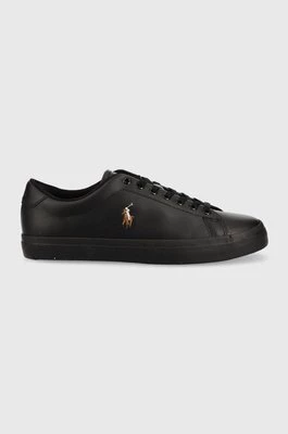 Polo Ralph Lauren sneakersy skórzane Longwood kolor czarny 816884372002