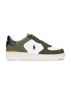 Polo Ralph Lauren sneakersy skórzane Masters Crt kolor zielony 809955690002