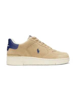 Polo Ralph Lauren sneakersy skórzane Masters CRT męskie kolor beżowy 809965086003