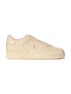 Polo Ralph Lauren sneakersy skórzane Masters Crt męskie kolor beżowy 809971279001