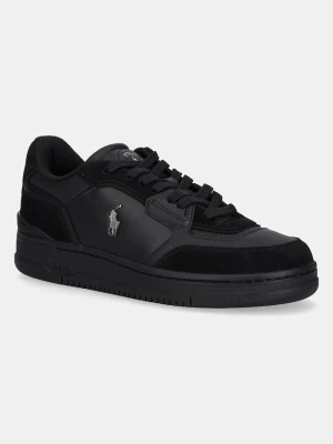 Polo Ralph Lauren sneakersy skórzane Opn Mster Pp czarny