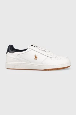 Polo Ralph Lauren sneakersy skórzane Polo Crt kolor biały 809877610001
