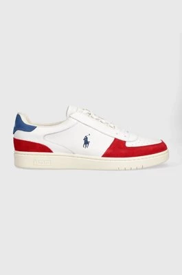 Polo Ralph Lauren sneakersy skórzane Polo Crt Pp kolor biały 809913450007