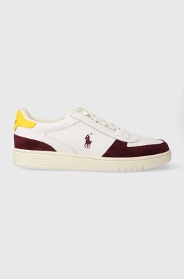Polo Ralph Lauren sneakersy skórzane Polo Crt Pp kolor biały 809913450008