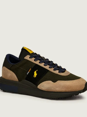 POLO RALPH LAUREN Sneakersy Train 89 | zamsz oliwkowy