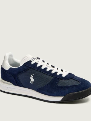 POLO RALPH LAUREN Sneakersy VARICK | zamsz granatowy