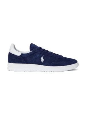 Polo Ralph Lauren sneakersy zamszowe Bedford Pp kolor granatowy 809961180002