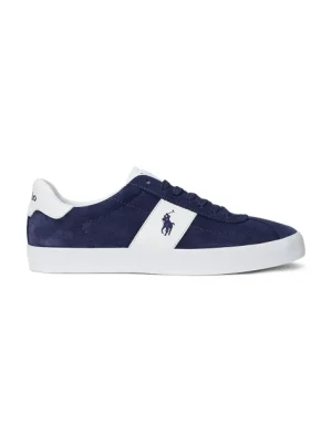 Polo Ralph Lauren sneakersy zamszowe Court Vlc Pp męskie kolor niebieski 816961260002