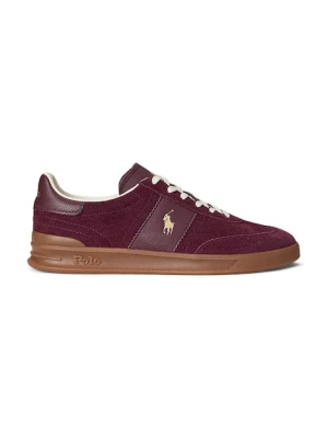 Polo Ralph Lauren sneakersy zamszowe Hrt Aera Pp kolor czerwony 809973707003