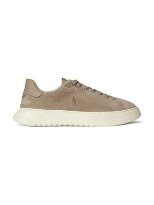 Polo Ralph Lauren sneakersy zamszowe Rlite Court męskie kolor beżowy 809974096001