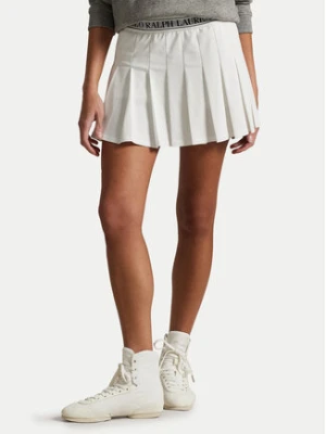 Polo Ralph Lauren Spódnica plisowana 211965112001 Biały Regular Fit