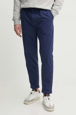 Polo Ralph Lauren spodnie bawełniane kolor granatowy proste 710924121