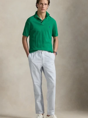 Polo Ralph Lauren spodnie bawełniane męskie kolor niebieski proste 710972098
