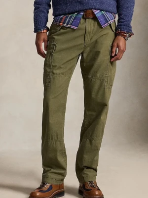 Polo Ralph Lauren spodnie cargo męskie bawełniane zielony