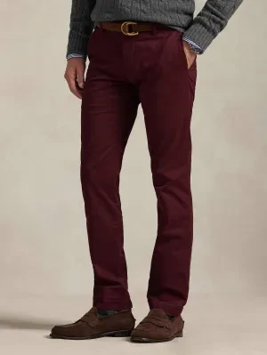 POLO RALPH LAUREN Spodnie chino GREENWICH | Slim Fit | stretch