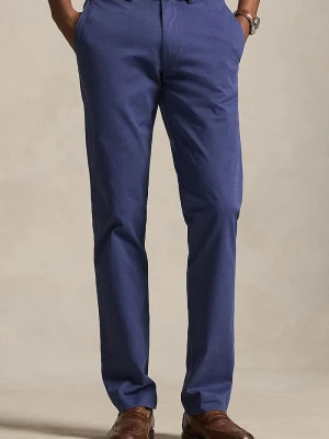 Polo Ralph Lauren spodnie chinos męskie z bawełną granatowy