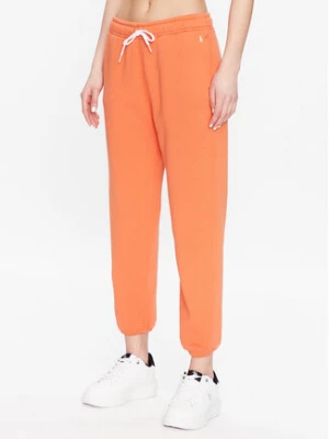 Polo Ralph Lauren Spodnie dresowe 211891560005 Pomarańczowy Regular Fit