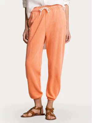 Polo Ralph Lauren Spodnie dresowe 211935585001 Pomarańczowy Regular Fit