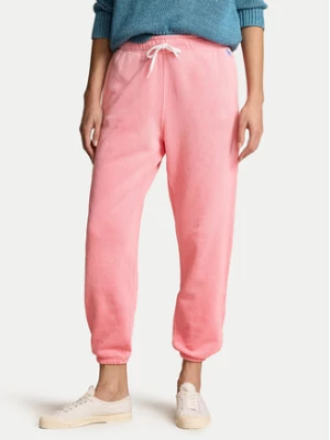 Polo Ralph Lauren Spodnie dresowe 211935585002 Różowy Regular Fit