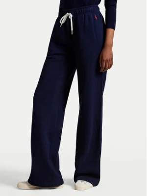 Polo Ralph Lauren Spodnie dresowe 211977959001 Granatowy Wide Leg