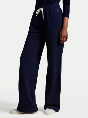 Polo Ralph Lauren Spodnie dresowe 211977959001 Granatowy Wide Leg