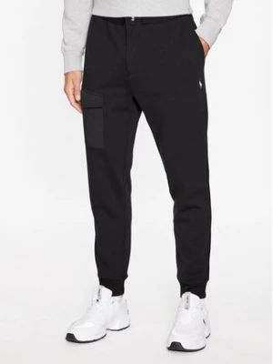 Polo Ralph Lauren Spodnie dresowe 710900910001 Czarny Slim Fit