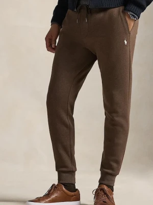 Polo Ralph Lauren spodnie dresowe kolor brązowy gładkie 710881518