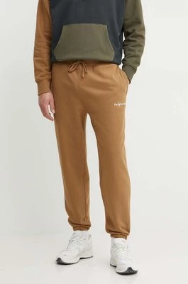 Polo Ralph Lauren spodnie dresowe kolor brązowy gładkie 710950135001