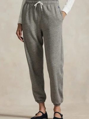 Polo Ralph Lauren spodnie dresowe kolor szary gładkie 211971694