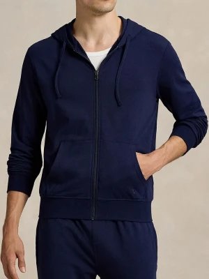 Polo Ralph Lauren spodnie dresowe męskie bawełniane z elastanem granatowy