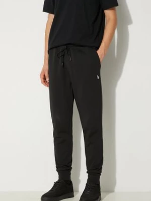 Polo Ralph Lauren spodnie dresowe męskie kolor czarny gładkie