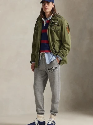 Polo Ralph Lauren spodnie dresowe męskie kolor szary z aplikacją 710981154