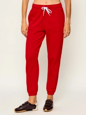 POLO RALPH LAUREN Spodnie dresowe | Relaxed fit czerwony