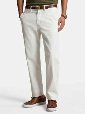 Polo Ralph Lauren Spodnie materiałowe 710690138059 Biały Regular Fit