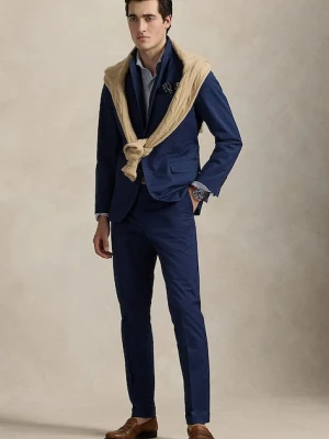 Polo Ralph Lauren spodnie męskie kolor granatowy dopasowane 715958495