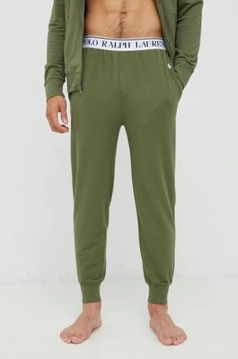 Polo Ralph Lauren spodnie męskie kolor zielony gładkie