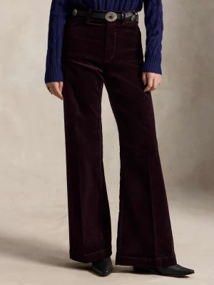 POLO RALPH LAUREN Spodnie | Relaxed fit | sztruks bordowy