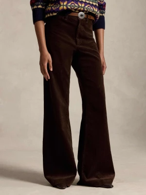 POLO RALPH LAUREN Spodnie | Relaxed fit | sztruks brązowy