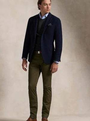 Polo Ralph Lauren spodnie Slim Fit HDN Pant męskie kolor zielony w fasonie chinos 710856719