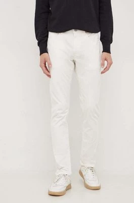 Polo Ralph Lauren spodnie sztruksowe kolor beżowy dopasowane