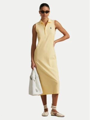 Polo Ralph Lauren Sukienka codzienna 211968292005 Żółty Regular Fit