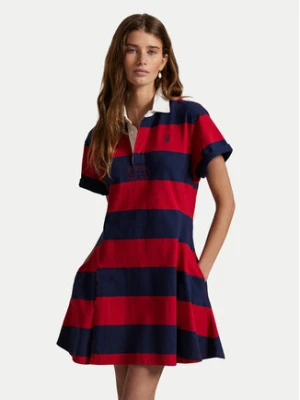 Polo Ralph Lauren Sukienka codzienna 211971761001 Czerwony Regular Fit