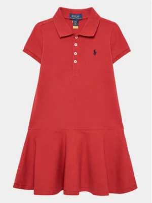 Polo Ralph Lauren Sukienka codzienna 311698754074 Czerwony Regular Fit