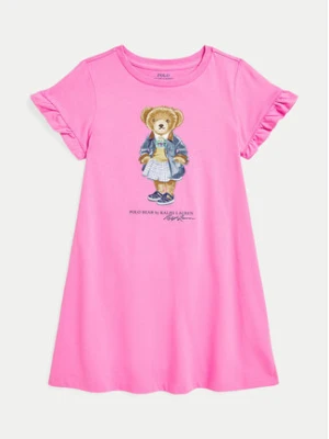 Polo Ralph Lauren Sukienka codzienna 312965157002 Różowy Regular Fit