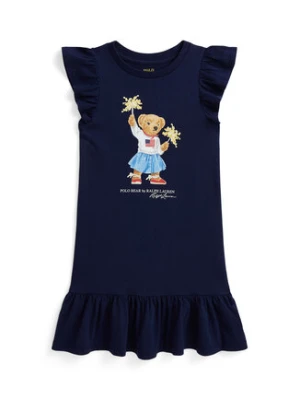 Polo Ralph Lauren Sukienka codzienna 312971136001 Granatowy Regular Fit